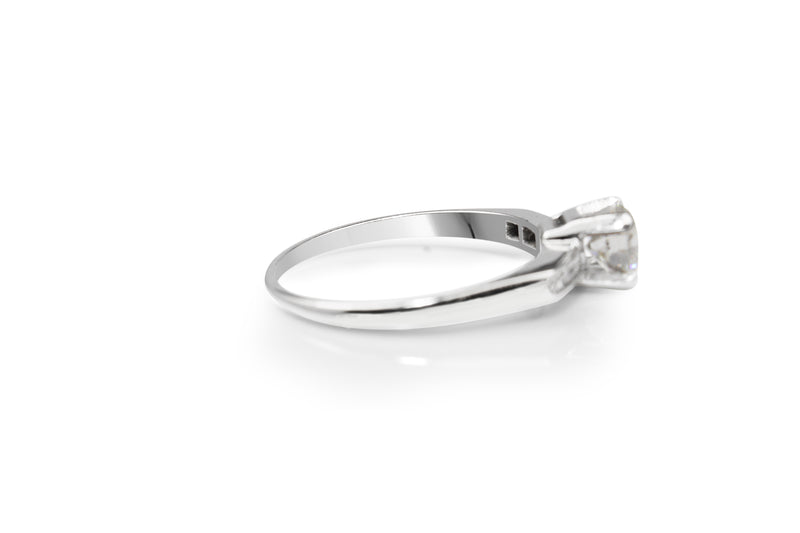 Platinum Vintage Diamond Solitaire Ring