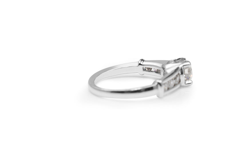 Platinum Diamond Solitaire Ring