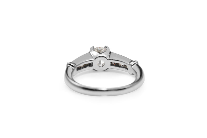 Platinum Diamond Solitaire Ring