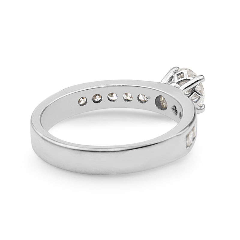 18ct White Gold Diamond Solitaire Ring