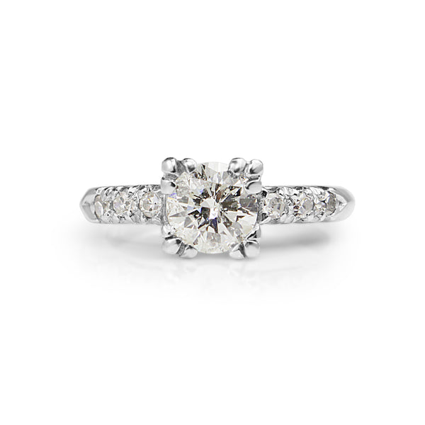 Platinum Vintage Diamond Ring