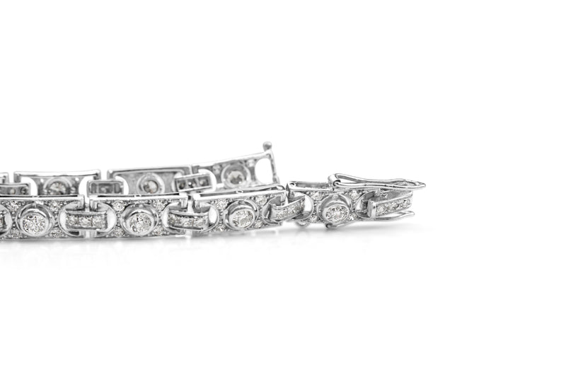 Platinum Art Deco Diamond Bracelet