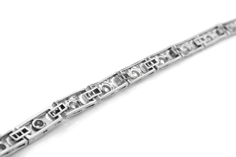 Platinum Art Deco Diamond Bracelet