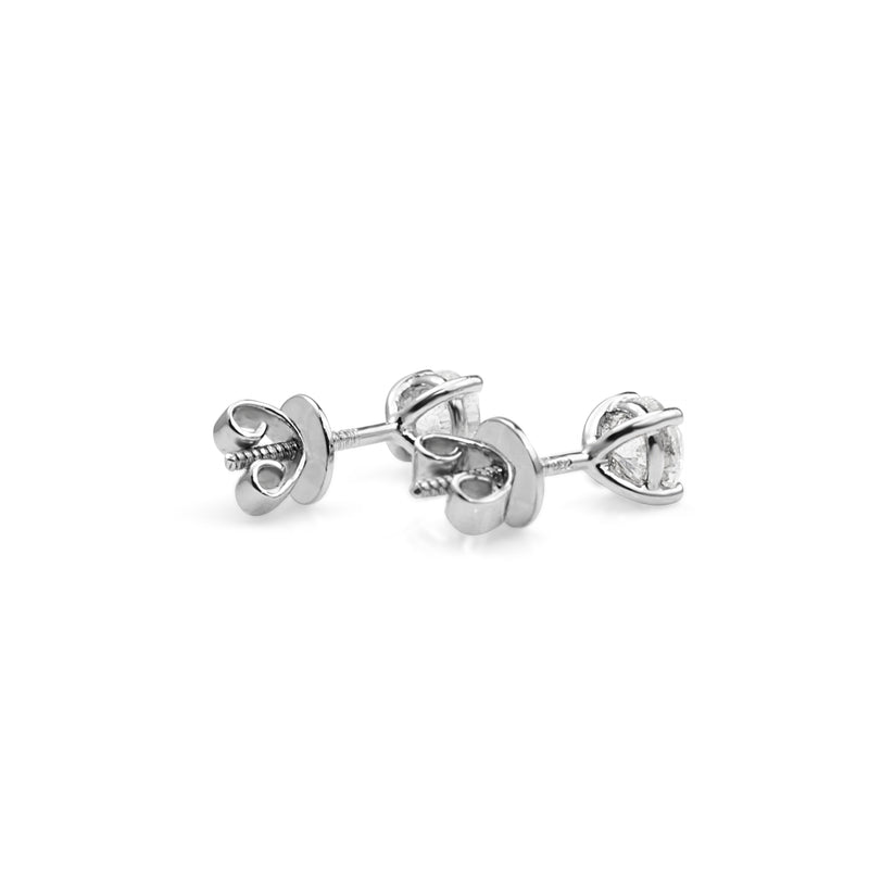18ct White Gold 1.60ct Diamond Stud Earrings