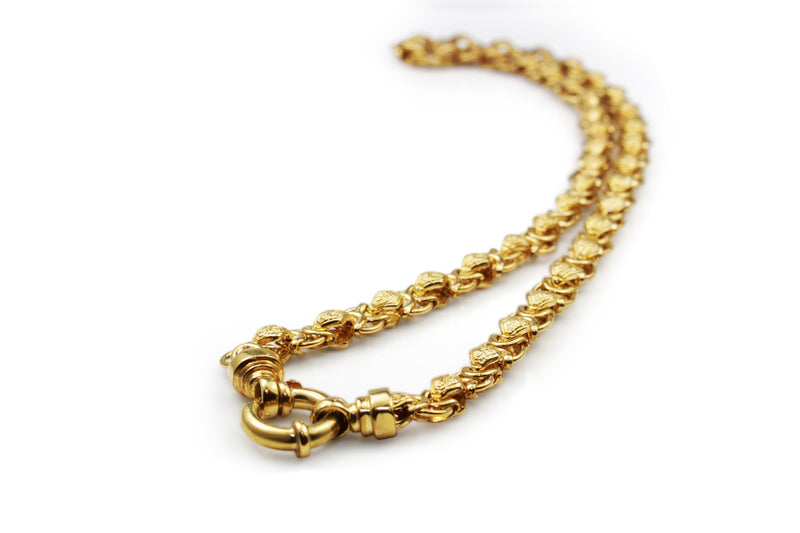 9ct Yellow Gold Fancy Link Necklace