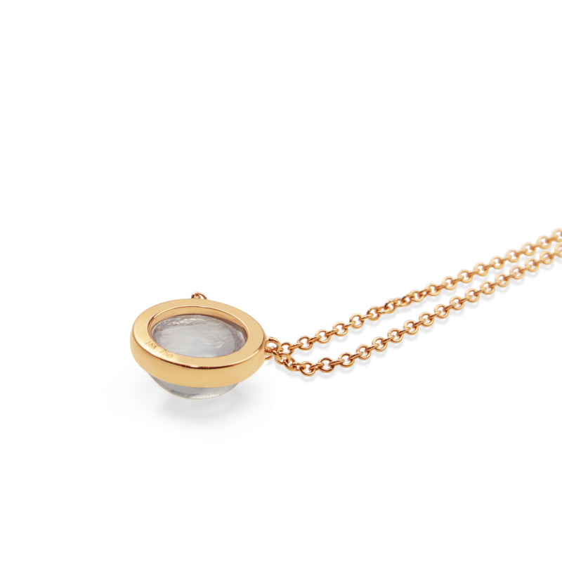 18ct Rose Gold Moonstone Necklace