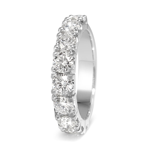 18ct White Gold 9 Stone Diamond Ring