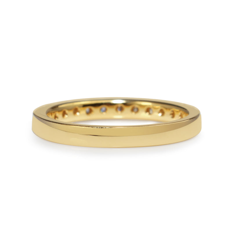 18ct Yellow Gold .50ct Diamond Band