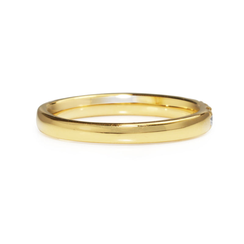 18ct Yellow Gold .60ct Diamond Band