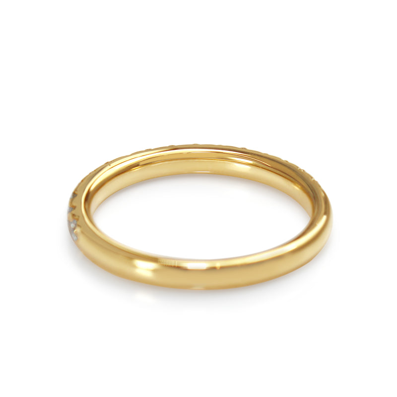 18ct Yellow Gold .40ct Diamond Band