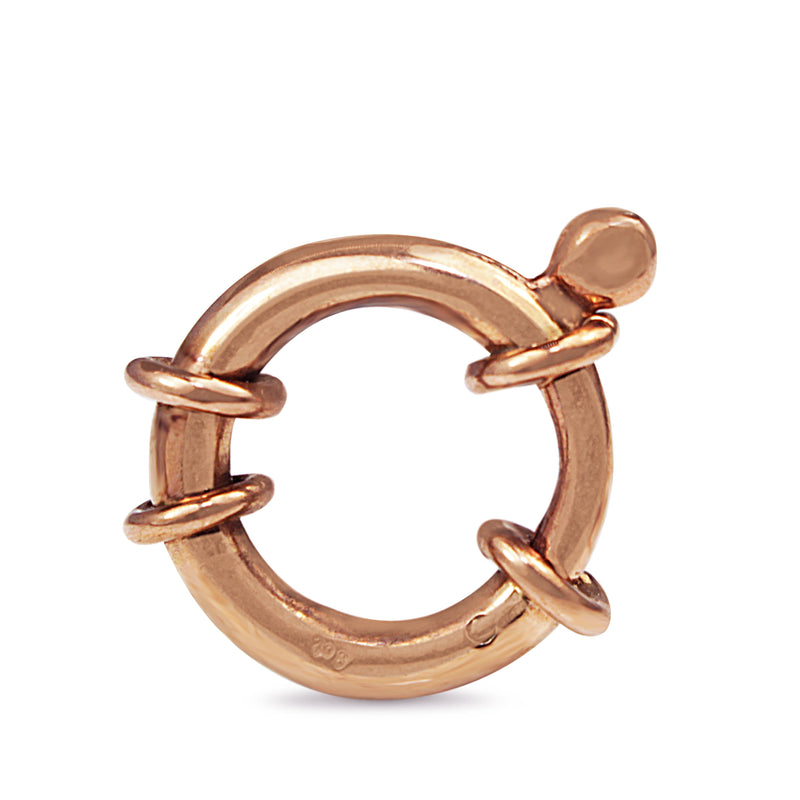 9ct Rose Gold Bolt Ring Clasp