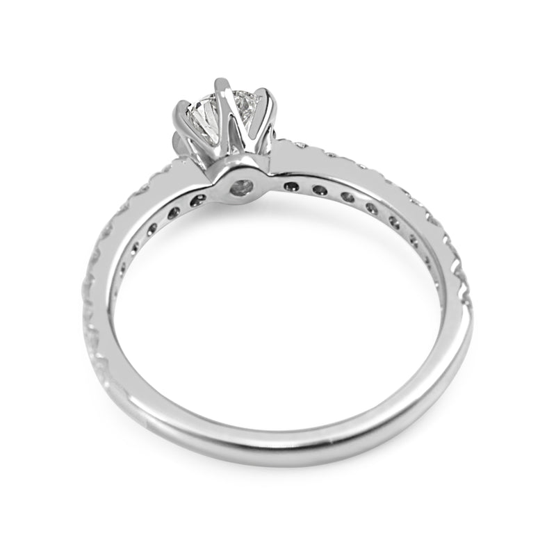 18ct White Gold Diamond Solitaire Ring