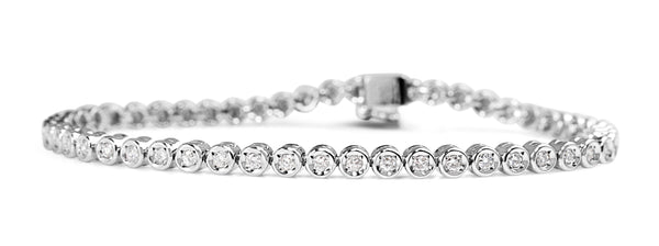 Platinum Diamond Tennis Bracelet