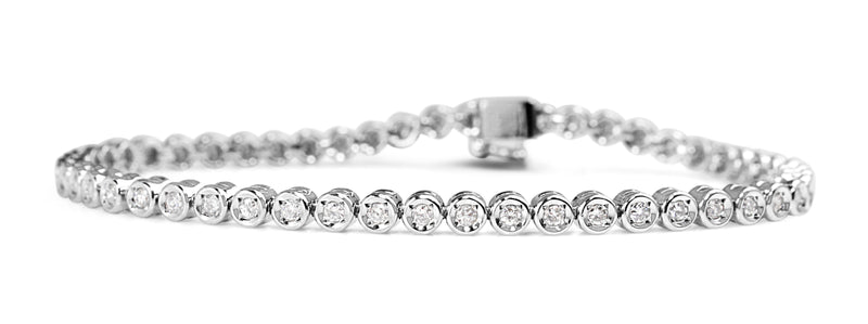 Platinum Diamond Tennis Bracelet